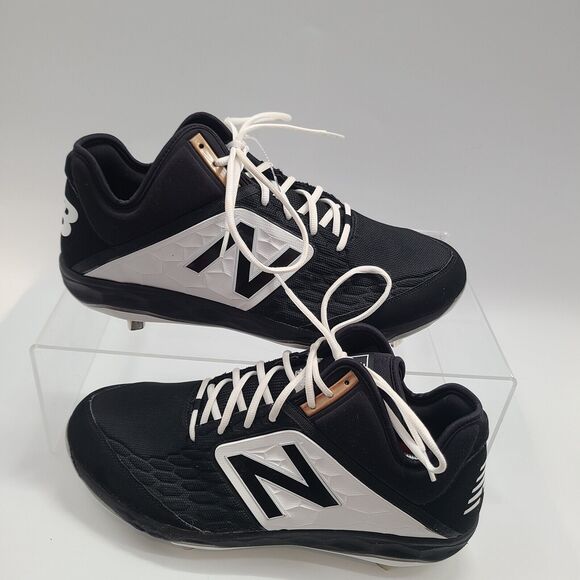 Men\'s Baseball Cleats New Balance Fresh Foam 3000 Black‎ M3000BK4 Lace Up 16 2E main image 9